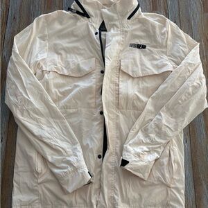 Raw Gear Men’s Polyester Zip Up Jacket Size Small White Never Worn